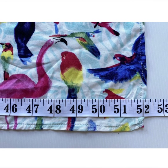 Bird Print Scarve Multicoloured Birds Parrot Toucan Flamingo Parrot Lightweight - Picture 7 of 7